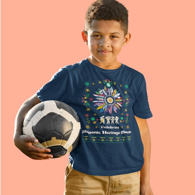 Camiseta Mes del patrimonio hispano Banderas latinas giraso (Subido por el creador)