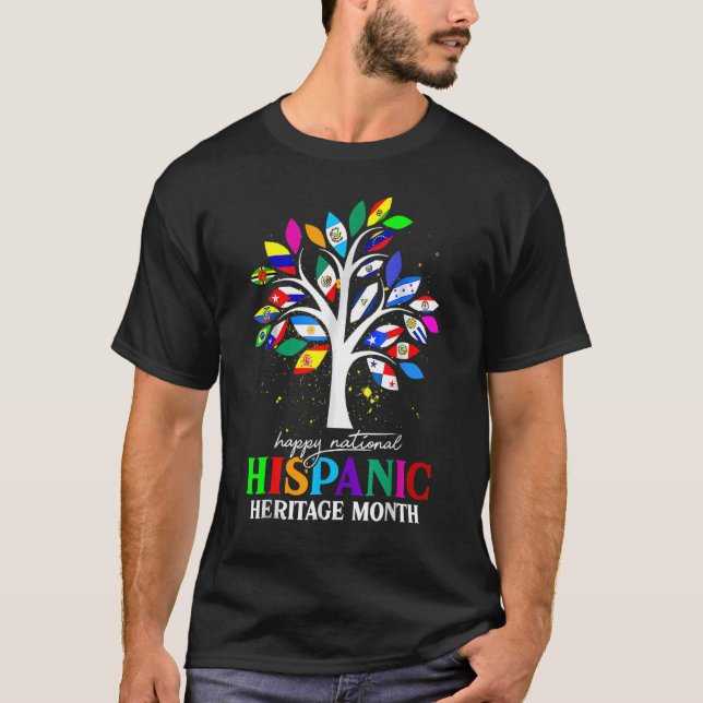 Camiseta Mes del Patrimonio Hispano Decoración Tráfico Port (Anverso)