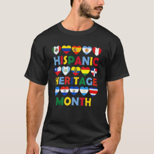 Camiseta Mes del Patrimonio Hispano Mes del Patrimonio Lati