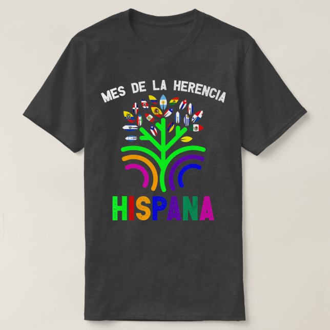 Camiseta Mes del Patrimonio Hispano Nacional - 4 (Diseño del anverso)