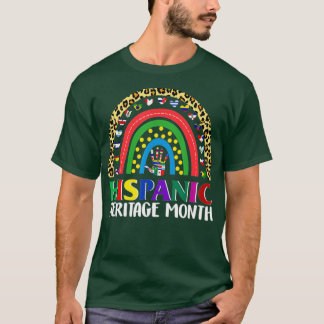 Camiseta Mes del Patrimonio Hispano Nacional Arcoiris Todo 