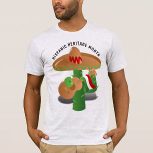 Camiseta Mes del Patrimonio Hispano Nacional - Cactus