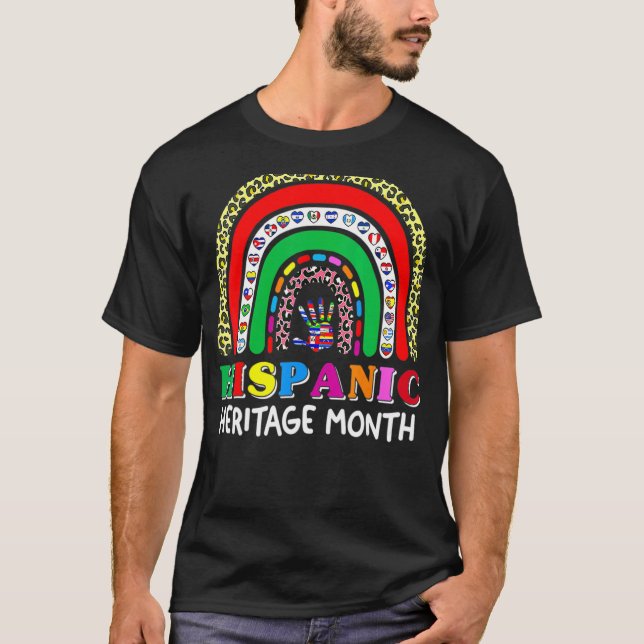 Camiseta Mes del Patrimonio Hispano Nacional El Arcoiris Cu (Anverso)