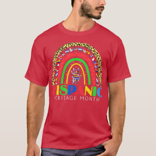 Camiseta Mes del Patrimonio Hispano Nacional El Arcoiris Cu