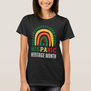 Camiseta Mes del Patrimonio Hispano Nacional El Arcoiris Cu