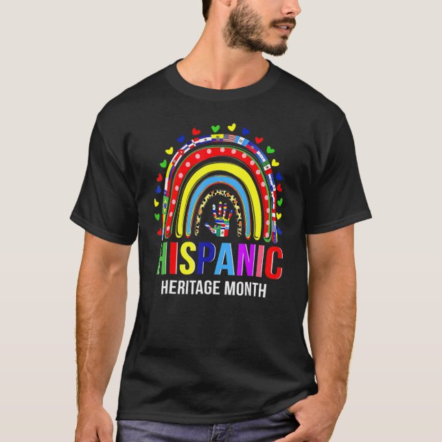 Camiseta Mes del Patrimonio Hispano Nacional El Arcoiris Cu (Anverso)