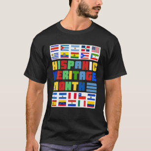 Camiseta Mes del Patrimonio Hispano Nacional El Arcoiris Cu