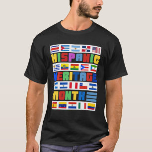 Camiseta Mes del Patrimonio Hispano Nacional El Arcoiris Cu