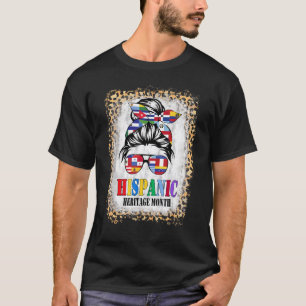 Camiseta Mes del Patrimonio Hispano Nacional Messy Bun All