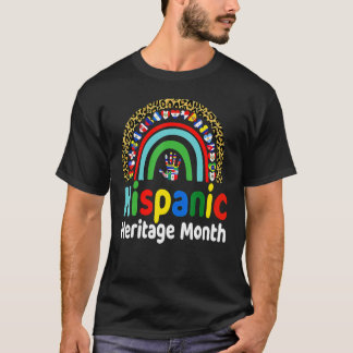 Camiseta Mes del Patrimonio Hispano Nacional Países Arcoiri