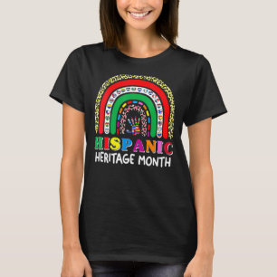 Camiseta Mes del Patrimonio Hispano Nacional Países Arcoiri