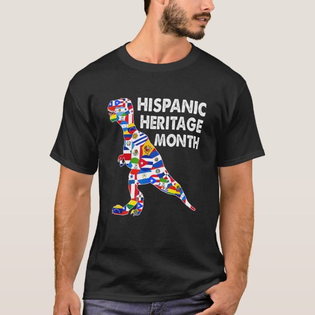 Camiseta Mes Del Patrimonio Hispano Nacional Para Niños Peq (Anverso)