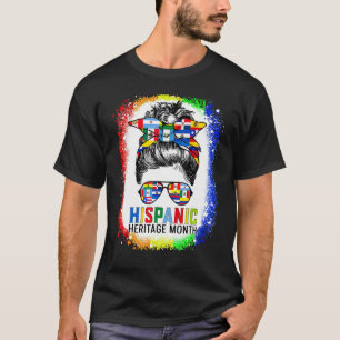 Camiseta Mes del Patrimonio Hispano Orgullosas Desordenadas