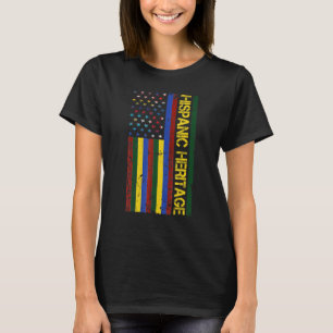 Camiseta Mes del Patrimonio Hispano Orgulloso Herencia Hisp