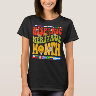 Camiseta Mes del patrimonio hispano Países latinos