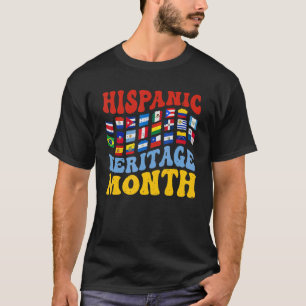 Camiseta Mes del patrimonio hispano Países latinos