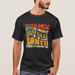 Camiseta Mes del patrimonio hispano Países latinos