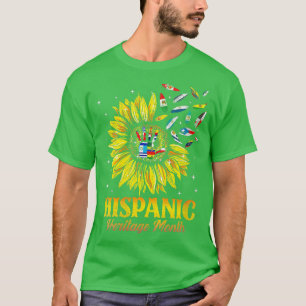 Camiseta Mes del Patrimonio Hispano Sunflower