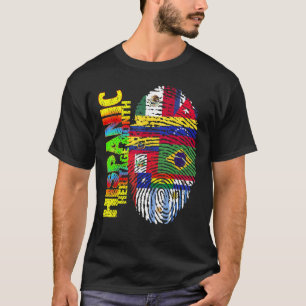 Camiseta Mes Del Patrimonio Hispano Una Orgullosa Huella De