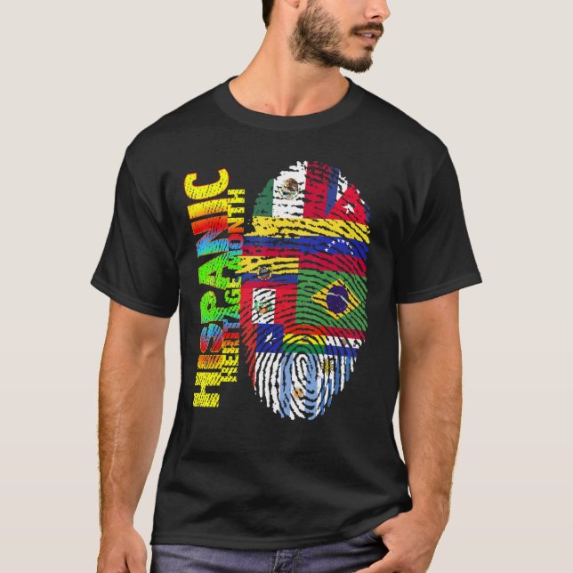 Camiseta Mes Del Patrimonio Hispano Una Orgullosa Huella De (Anverso)