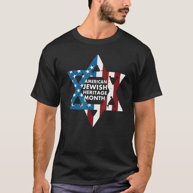 Camiseta Mes del Patrimonio Judío Estadounidense (Anverso)