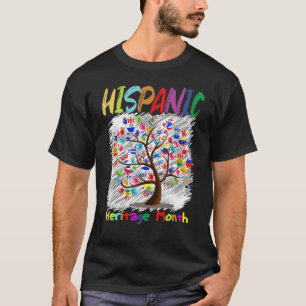 Camiseta Mes del patrimonio nacional hispano cita a cou lat