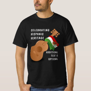 Camiseta Mes del Patrimonio Nacional Hispano - Guitarra