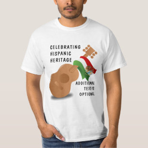 Camiseta Mes del Patrimonio Nacional Hispano - Guitarra