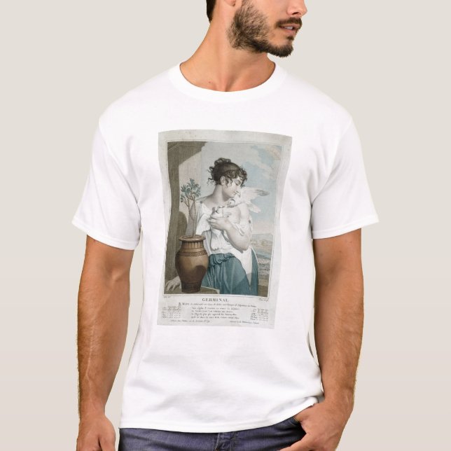 Camiseta Mes germinal, séptimo del calendario republicano (Anverso)