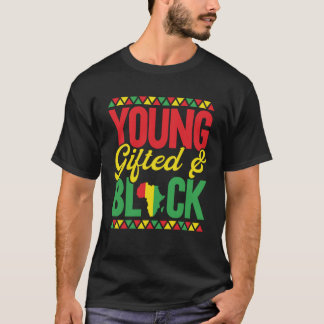 Camiseta Mes Joven De Historia Negra De Ee.Uu. Y Negro Afri