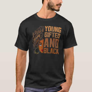 Camiseta Mes Joven Gifted Y Negro De Historia Melán African