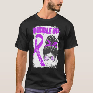 Camiseta Mes Morado De Niños Militares De Chil Militar