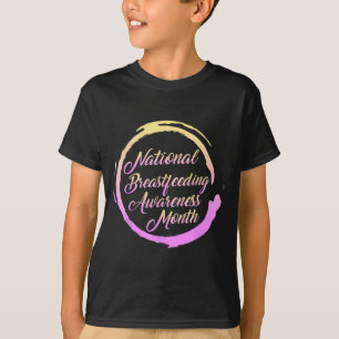 Camiseta Mes Nacional de Concienciación sobre la Lactancia 