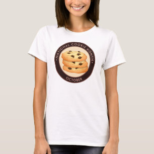 Camiseta Mes nacional de la cookie, galletas de chocolate