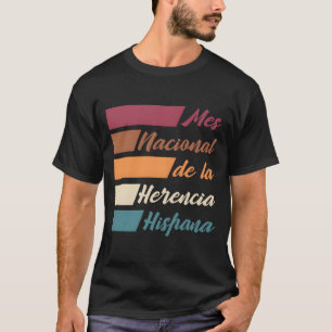 Camiseta Mes Nacional De La Herencia Hispana