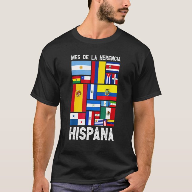 Camiseta Mes Nacional De La Herencia Hispana (Anverso)