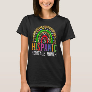 Camiseta Mes Nacional de la Herencia Hispana Arcoíris Todos