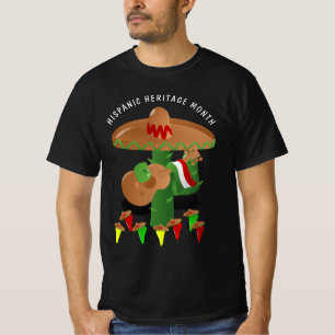 Camiseta Mes Nacional de la Herencia Hispana - Cactus