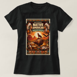 Camiseta Mes Nacional de la Herencia Nativa Americana 00454