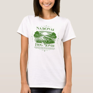 Camiseta Mes Nacional de la Rana