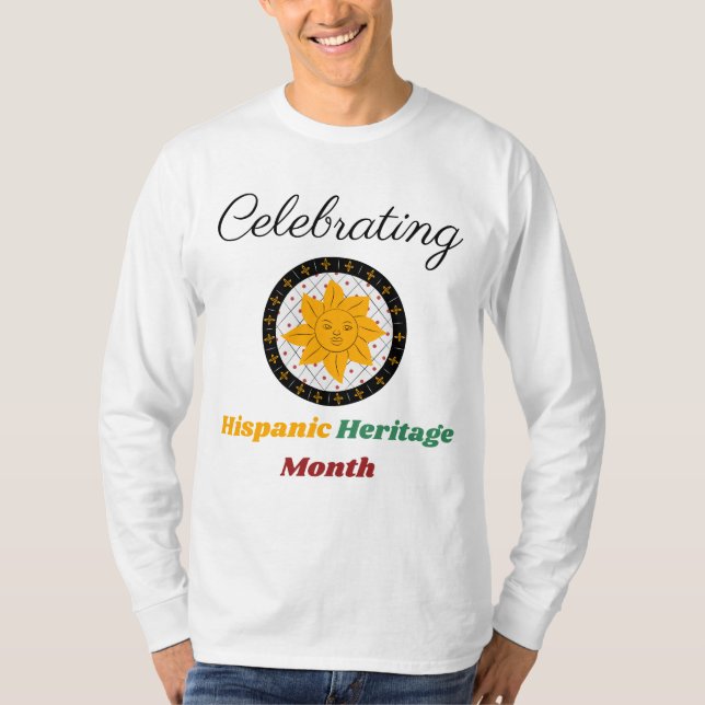 Camiseta MES NACIONAL DE Patrimonio Hispano (Anverso)