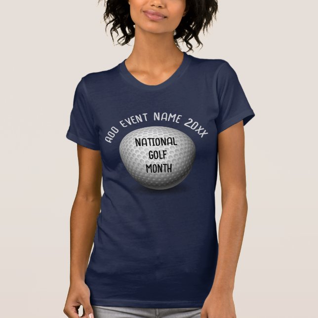 Camiseta Mes Nacional del Golf (Anverso)