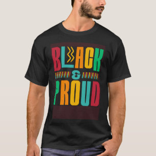 Camiseta Mes negro y orgulloso de historia negra afroameric