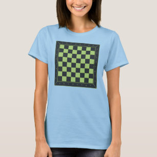Camiseta Mesa de ajedrez amarilla y negra