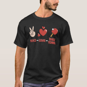 Camiseta Mesa de amor para la paz Tennis Paddle Balls Mesa 