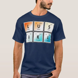 Camiseta Mesa de Elementos de la Ciudad de Lusaka