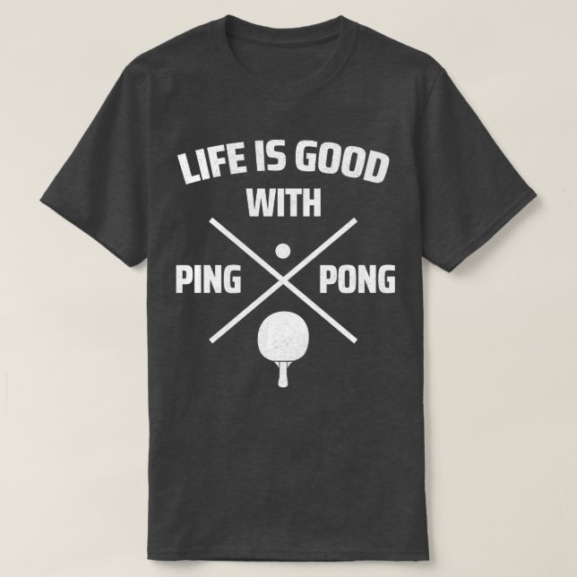 Camiseta mesa de ping-pong (Diseño del anverso)