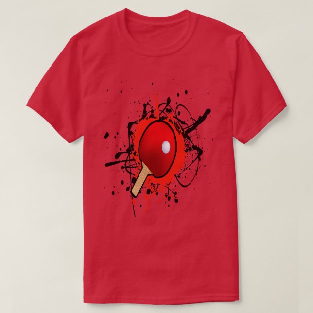 Camiseta Mesa de ping pong (Diseño del anverso)