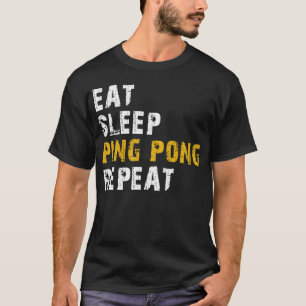 Camiseta mesa de ping-pong para dormir