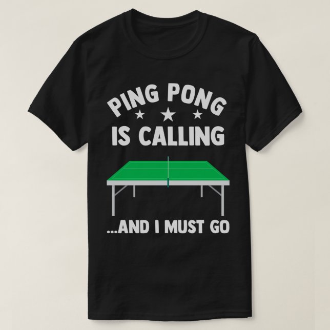 Camiseta Mesa de ping pong Tennis 3 (Diseño del anverso)